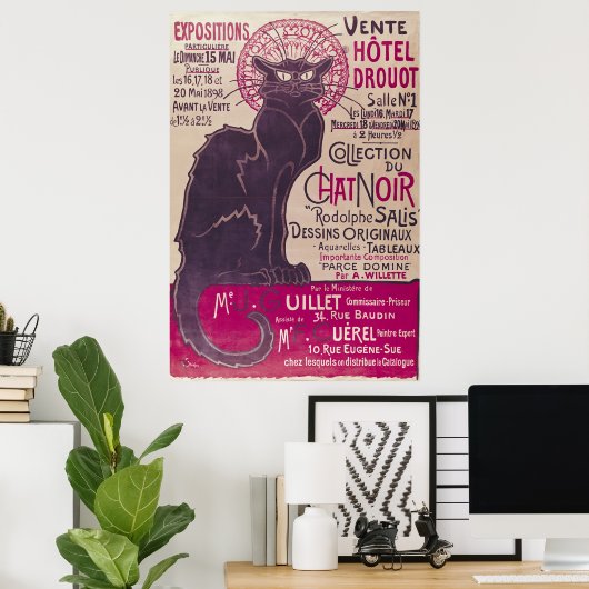 Poster annonçant une exposition (Bureau à domicile)