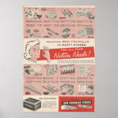 Poster Annonce Ben Franklin 1959 (Devant)
