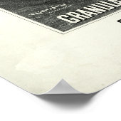 Poster Annonce café vintage 1896 (Coin)