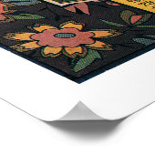 Poster Annonce chinoise des années 1930 vintage - Imprime (Coin)