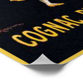 Poster Annonce Cognac Pellisson vintage (Coin)