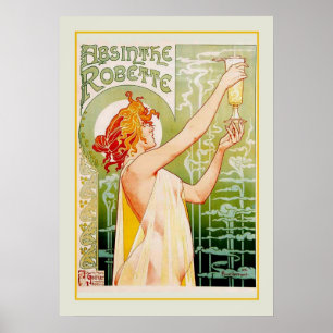 Poster Annonce d'absinthe