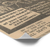 Poster Annonce de cinéma d'horreur en Caroline du Sud 196 (Coin)