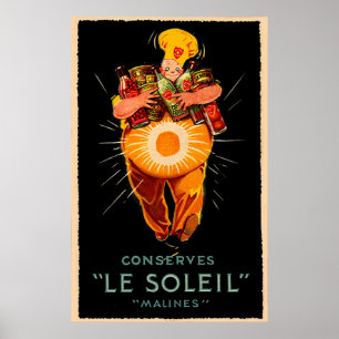 Poster Annonce de cru de Le Soleil Conserves