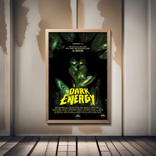 Poster Annonce De Film D'Horreur Sci-Fi, Énergie Noire