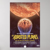 Poster Annonce De Film D'Horreur Sci-Fi, La Planète Rôtie (Devant)