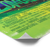 Poster Annonce De Film D'Horreur Sci-Fi, Mondes Zombie (Coin)