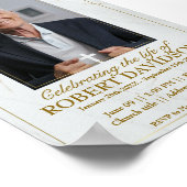 Poster Annonce de funérailles Facebook Téléchargement ins (Coin)