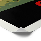 Poster Annonce de golf Retro Cruden Bay Scotland (Coin)