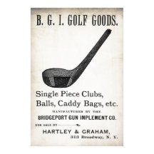 Annonce de golf vintage 1898 - Imprimer