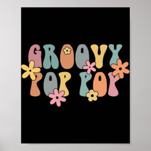 Poster Annonce de grossesse de grand-père P groovy