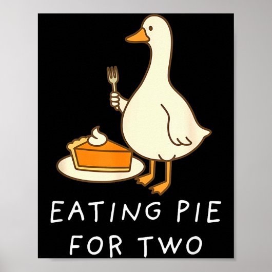 Poster Annonce de grossesse drôle de couples de Thanksgiv (Devant)