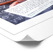 Poster Annonce de la machine à écrire Woodstock Office d' (Coin)