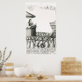 Poster Annonce de la naissance du fils de Charles Ier (Cuisine)