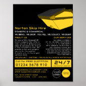 Poster Annonce de la société Dumpster, Skip/Dumpster (Devant)