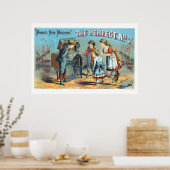 Poster Annonce de machine à coudre de l'époque victorienn (Cuisine)