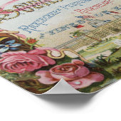 Poster Annonce de parfum de la fin du XIXe siècle (Coin)