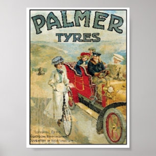 Poster Annonce de pneus Palmer