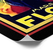 Poster Annonce de vin Florio Marsala 1925 (Coin)