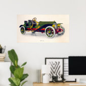 Poster Annonce de voitures à moteur Palmer-Singer, 1909 (Bureau à domicile)