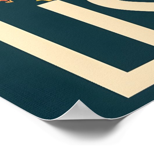 Poster Annonce de voyage de Lisbonne (Coin)