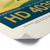 Poster Annonce de voyage Sci-Fi, Planet HD 40307g (Coin)