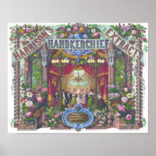 Poster Annonce d'extraits vintages (Devant)