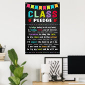 Poster Annonce en classe (Bureau à domicile)