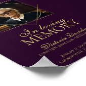 Poster Annonce funéraire numérique post Deep Purple (Coin)