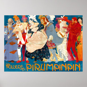Poster Annonce italienne vintage 1907