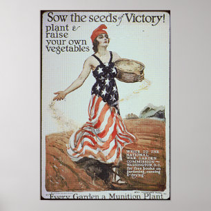 Poster Annonce Jardin Victory