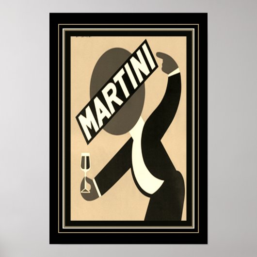 Poster Annonce Martini 1938 (Devant)