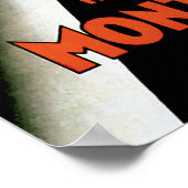 Poster Annonce Monte Carlo Monaco Auto Race Vintage (Coin)