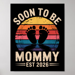 Poster Annonce Nouvel Arrivant Dans La Famille Bientôt Ma