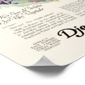 Poster Annonce publicitaire vintage des années 1920 Djer- (Coin)