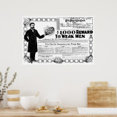 POSTER ANNONCE SUR LES MESURES DE RETRAITE 1905 (Cuisine)
