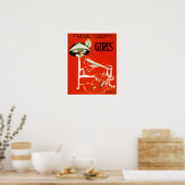 Poster Annonce théâtrale "Filles" de Clyde Fitch 1910 (Cuisine)