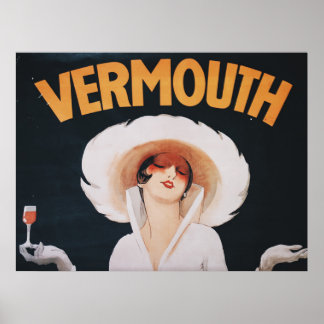 Poster Annonce Vermouth vintage