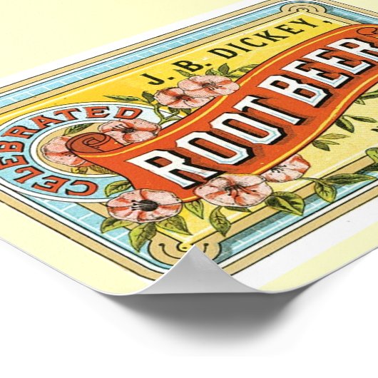 Poster Annonce Vintage (Coin)