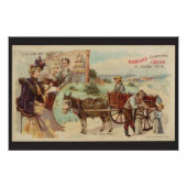 Poster Annonce vintage crème évaporée Highland (Devant)