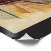 Poster Annonce vintage crème évaporée Highland (Coin)