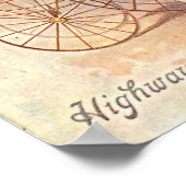 Poster Annonce vintage de lait 1907 (Coin)