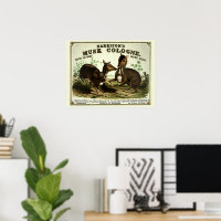 Annonce vintage de savon de muscade de l'époque vi