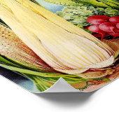 Poster Annonce vintage de semences (Coin)