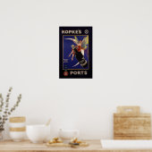 Poster Annonce vintage Ports de Kopke (Cuisine)