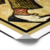 Poster Annonce Vintage pour pneus en caoutchouc (Coin)