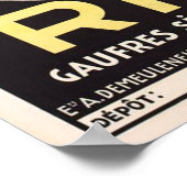 Poster Annonce vintage Rita Biscuit (Coin)