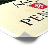 Poster Annonce Vintage voyage dans le vieux Kentucky (Coin)