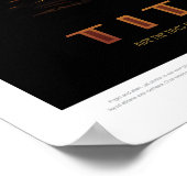 Poster Annonce Voyage Sci-Fi, Moon Titan (Coin)