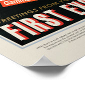 Poster Annonce Voyage Sci-Fi, Planet 51 Pegasi B (Coin)